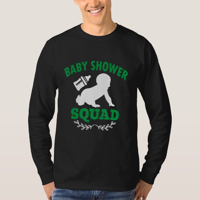 T-shirt Équipe baby shower (Devant)