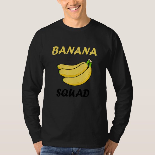 T-shirt Équipe Banane Chef Nourriture Fruits Exotiques (Devant)