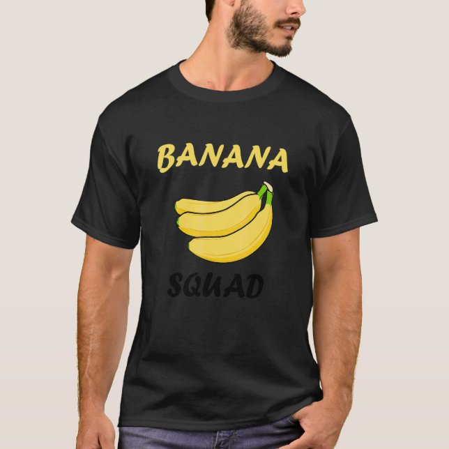 T-shirt Équipe Banane Chef Nourriture Fruits Exotiques (Devant)
