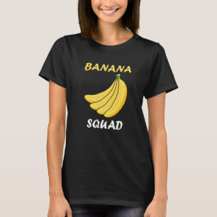 T-shirt Équipe banane Nourriture exotique Citation ironiqu