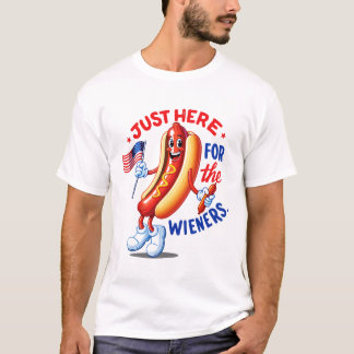T-shirt Équipe BBQ drôle 4 juillet Hotdog