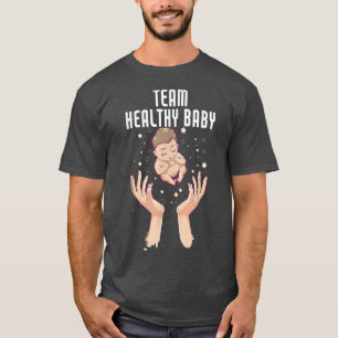 T-shirt Équipe Bébé sain Baby shower de révélation de genr