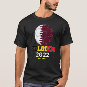 T-shirt Équipe Belgique 2022 Fans de football de football 