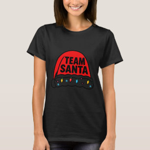 T-shirt Équipe Bonnet du Père Noël Équipe de Noël Familial