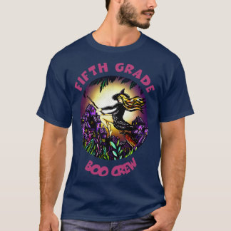 T-shirt Équipe Boo de cinquième année drôle Halloween Tee