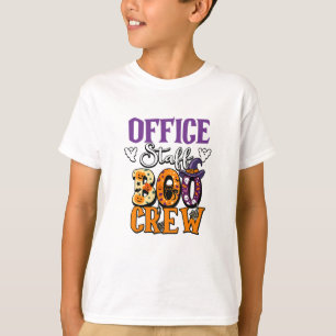 T-shirt Équipe Boo d'Halloween Team Spirit Poste Tri-B