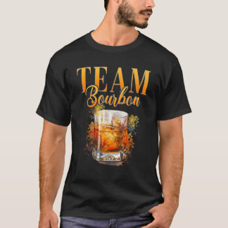 T-shirt Équipe Bourbon Vin Enterrement de vie de garçon Fe