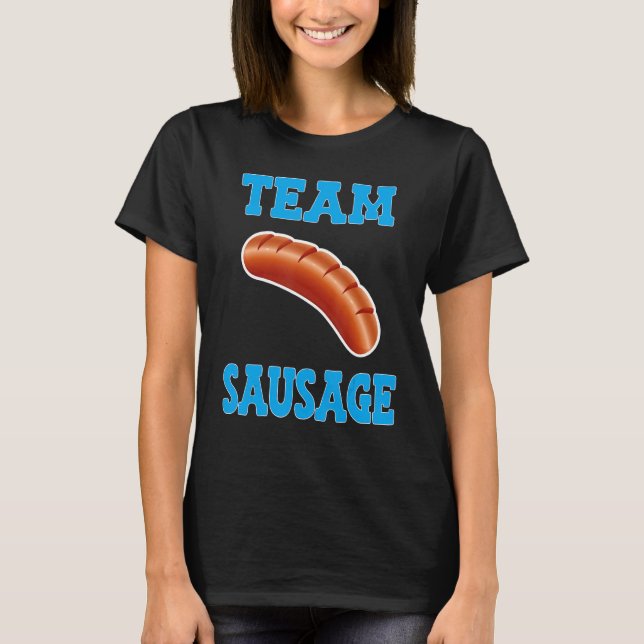 T-shirt Équipe Boy Team Nuts Équipe Saucisse (Devant)