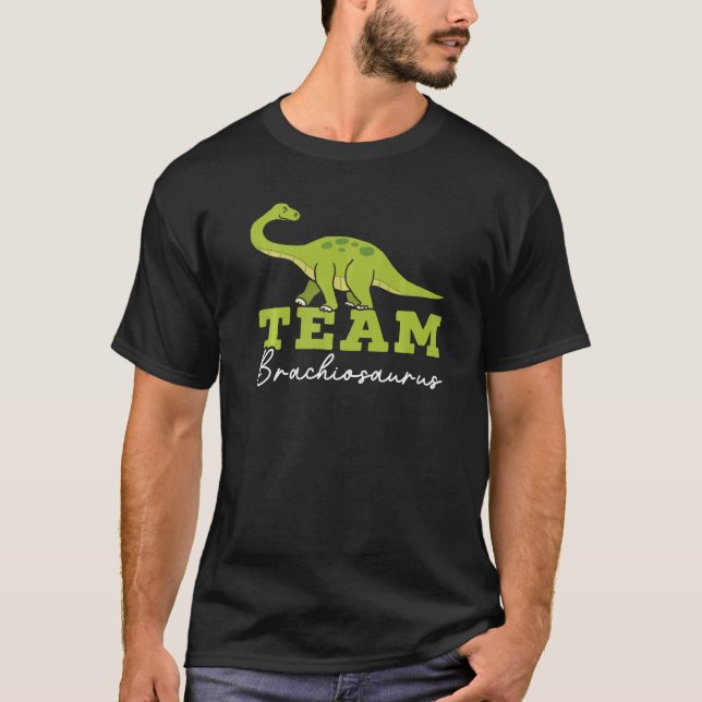T-shirt Équipe Brachiousaurus Dinosaure Paléontologue de l (Devant)