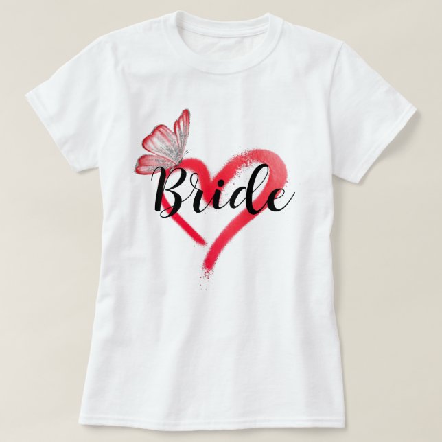 T-shirt Équipe Bride Enterrement de Vie de Jeune Fille (Design devant)