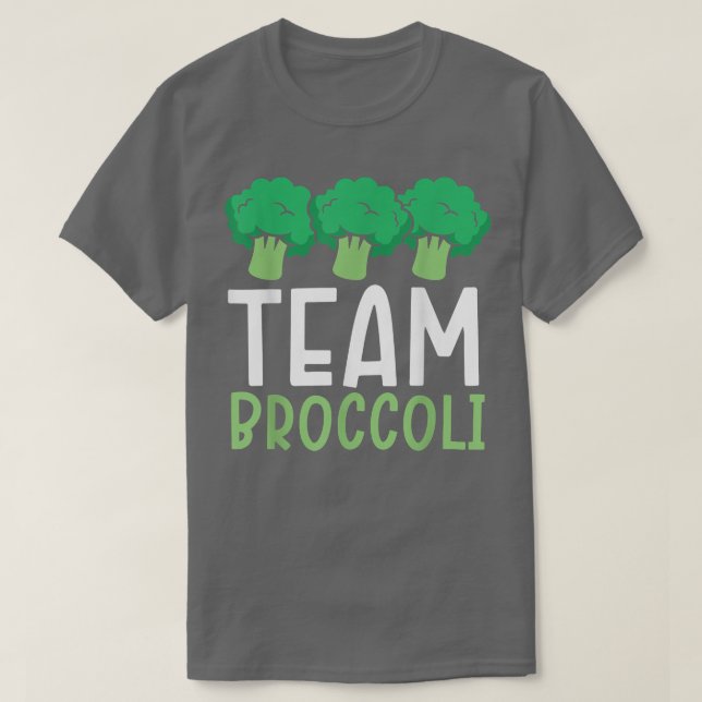 T-shirt Équipe Broccoli Vegan Lover Vegetet Vegeta saine (Design devant)