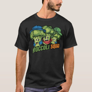 T-shirt Équipe Brocoli Pour Amoureux de Brocoli Légume Bro
