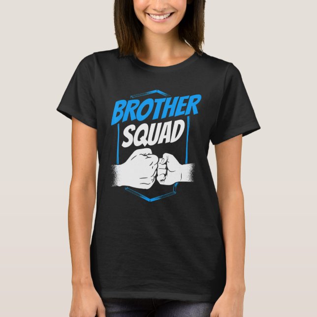 T-shirt Équipe Brother Équipe Ami Frères Amitié (Devant)