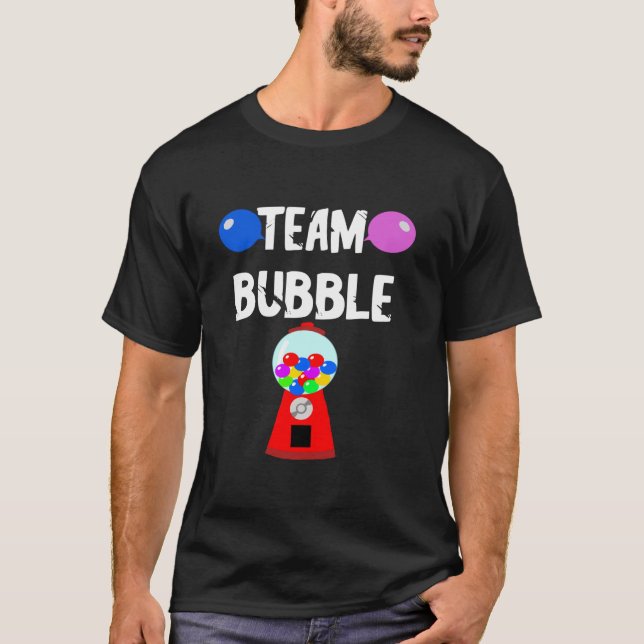 T-shirt Équipe Bubble Gum Gumball Squad Chew Candy M (Devant)