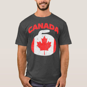 T-shirt Équipe Canada Feuille Curling