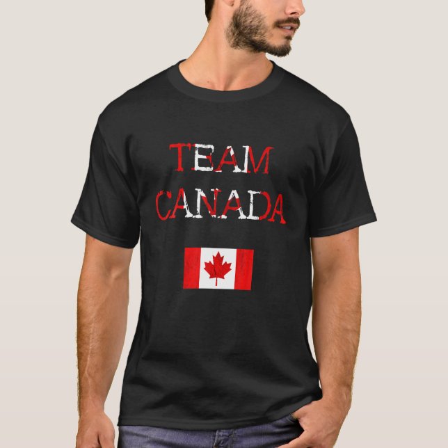 T-shirt Équipe canadienne de soccer Maple Leaf Canada (Devant)