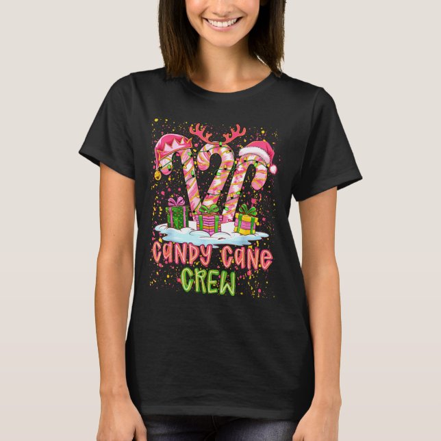 T-shirt Équipe Candy Cane Nk Coquette Préparation Couleur  (Devant)