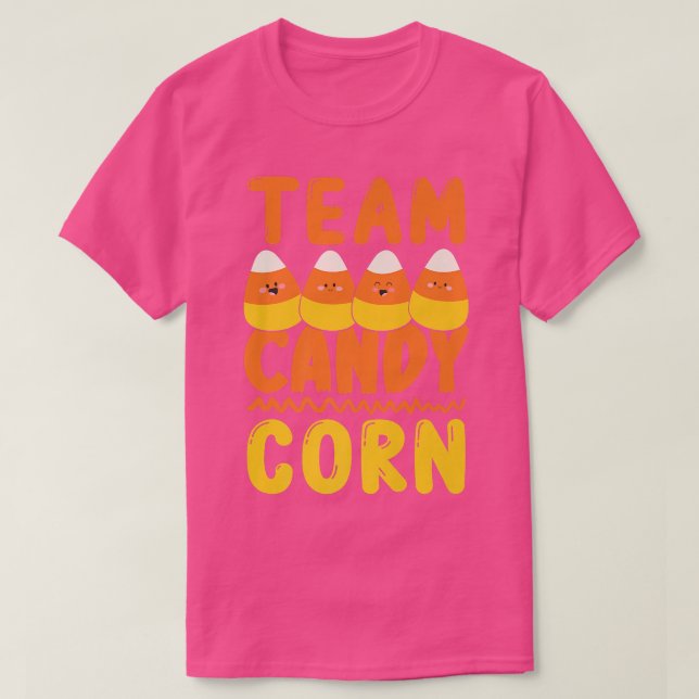 T-shirt Équipe Candy Corn Funny Halloween Scary Costume bl (Design devant)