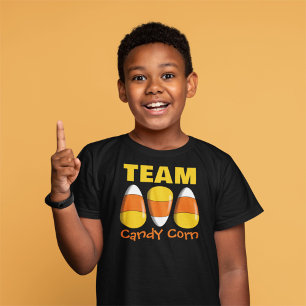 T-shirt Équipe Candy Corn Halloween