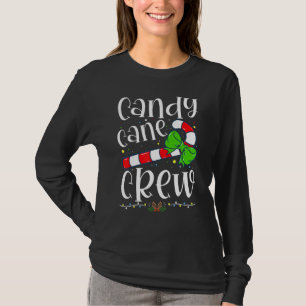 T-shirt Équipe Canne à Sucre Noël Bonbons X mas