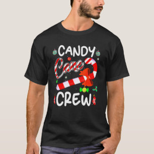 T-shirt Équipe Canne à Sucre Noël Bonbons X Mas 2