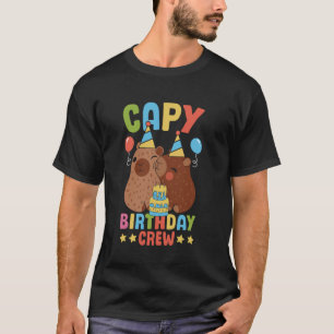 T-shirt Équipe Capy Anniversaire Décorations Anniversaire