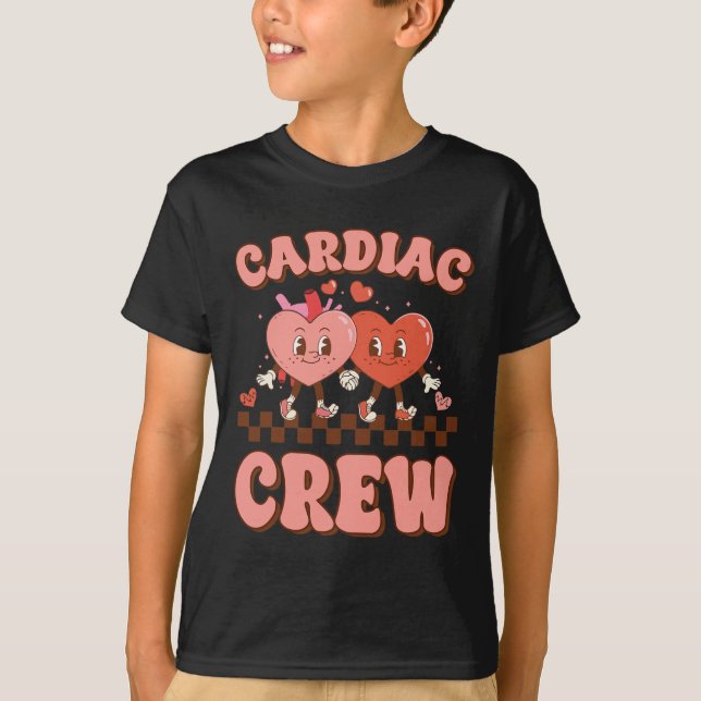 T-shirt Équipe cardiaque Infirmière du cœur Écho Tech Sain (Devant)