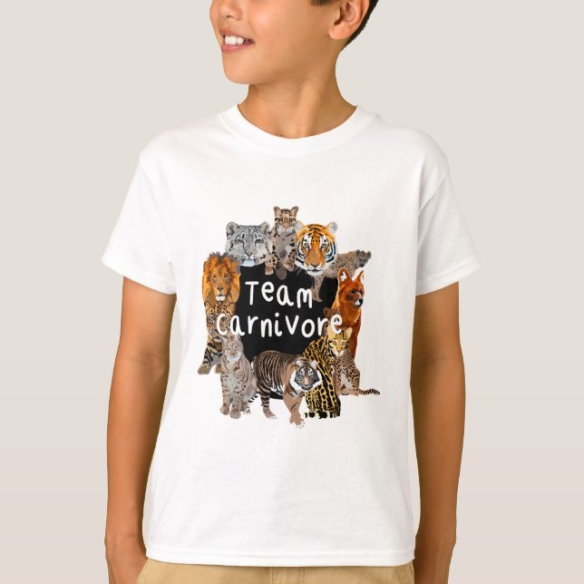 T-shirt Équipe Carnivore (Devant)