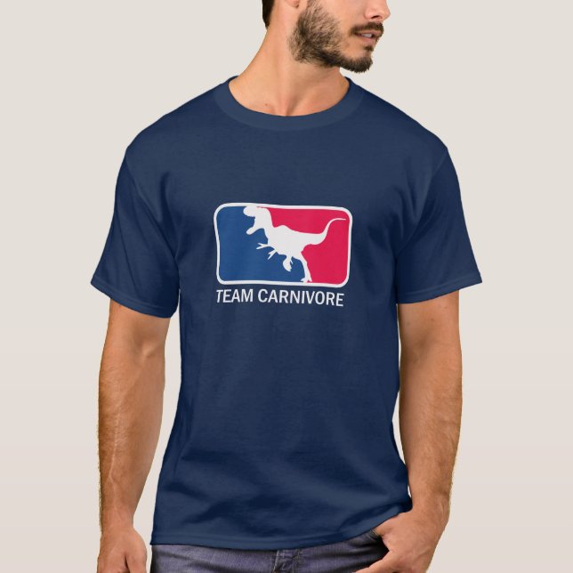 T-shirt Équipe Carnivore Plat de viande (Devant)