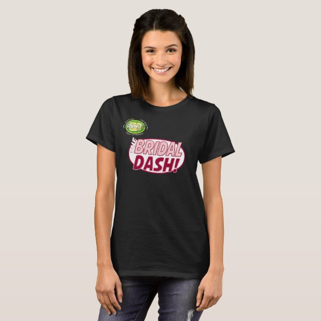 T-shirt Équipe Cashunt Bridal Dash Bachelorette Custom (Devant entier)