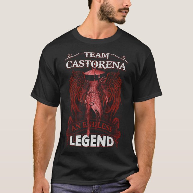 T-shirt Équipe CASTORENA - Une LÉGENDE infinie (Devant)