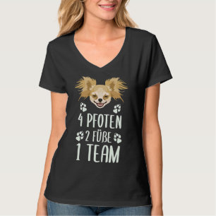 T-shirt Équipe Chihuahua 4 pattes 2 pieds 1
