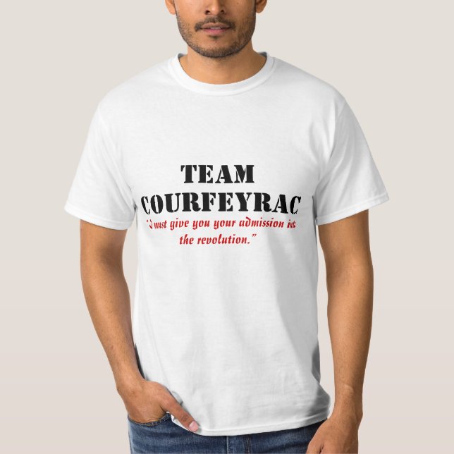 T-SHIRT ÉQUIPE COURFEYRAC (Devant)