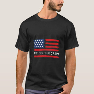 T-shirt Équipe Cousin 4 juillet Famille Patriotique Améric