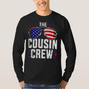 T-shirt Équipe Cousin 4 juillet Famille Patriotique Améric