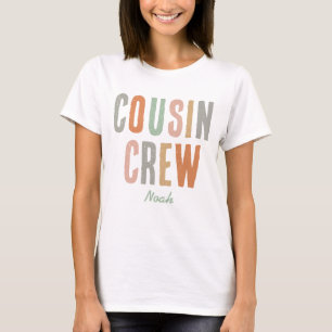 T-shirt Équipe Cousin Correspondant Cute Boho Famille Réun