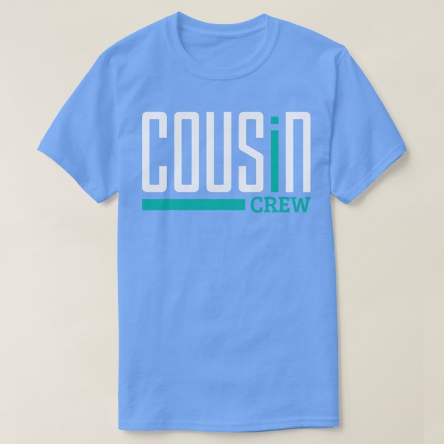 T-shirt Équipe Cousin Cousin (Design devant)