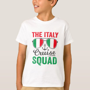T-shirt Équipe Croisière Italie 2025 Vacances Italiennes A