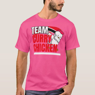 T-shirt Équipe Curry Chicken Trinidad Et Guyana Patriotiqu