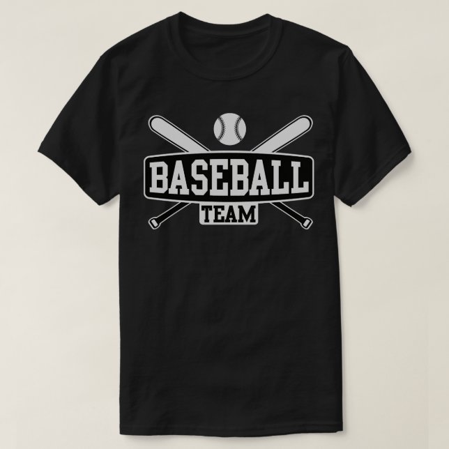 T-shirt Équipe cycliste Baseball (Design devant)