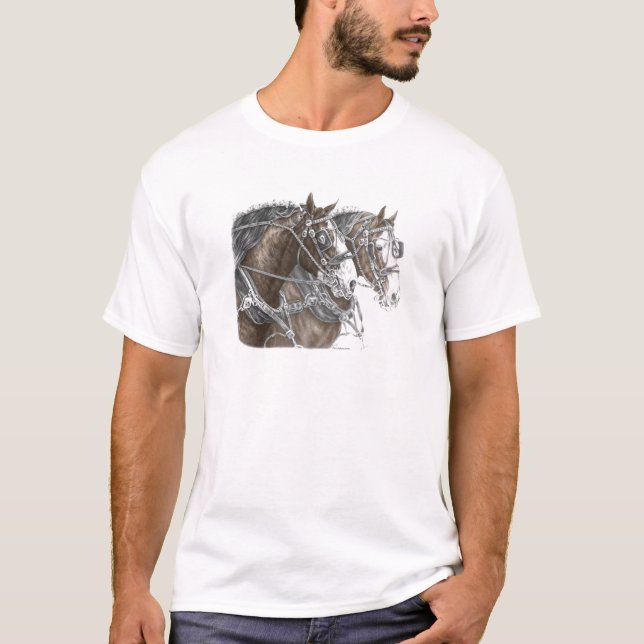 T-shirt Équipe cycliste Clydesdale (Devant)