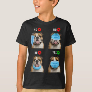T-shirt Équipe cycliste English Bulldog Right Wear Face Ma