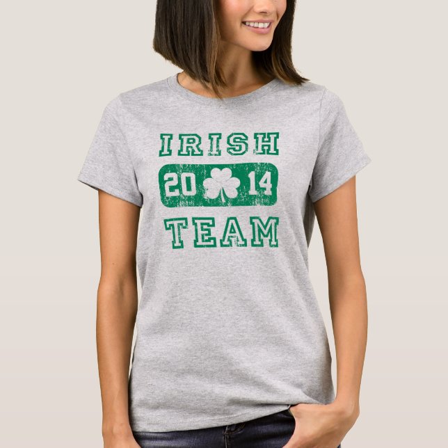 T-shirt Équipe cycliste Irish 2014 (Devant)