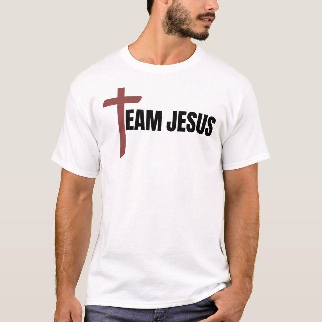 T-shirt Équipe cycliste Jésus (Devant)