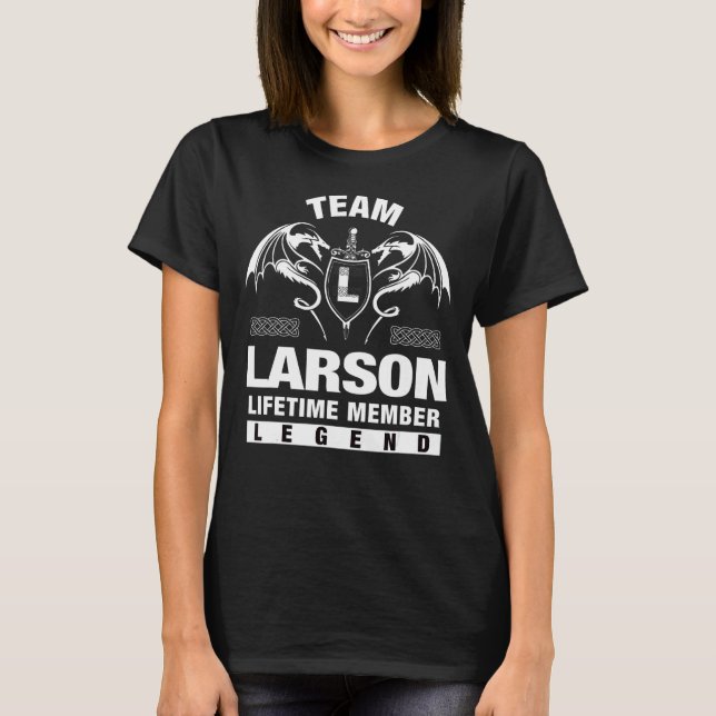 T-shirt Équipe cycliste Larson Lifetime (Devant)