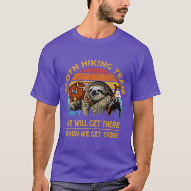 T-shirt Équipe cycliste Sloth (Devant)