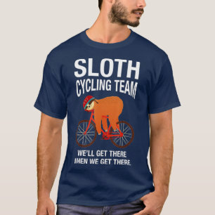 T-shirt Équipe cycliste Sloth - Fantastique Paresseuse Fen