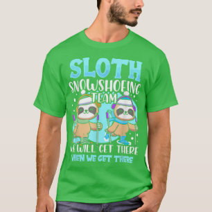 T-shirt Équipe cycliste Sloth Snowshoeing