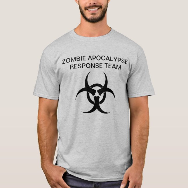 T-shirt Équipe cycliste Zombie Apocalypse Response (Devant)