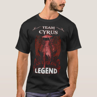 T-shirt Équipe CYRUS - Une LÉGENDE infinie